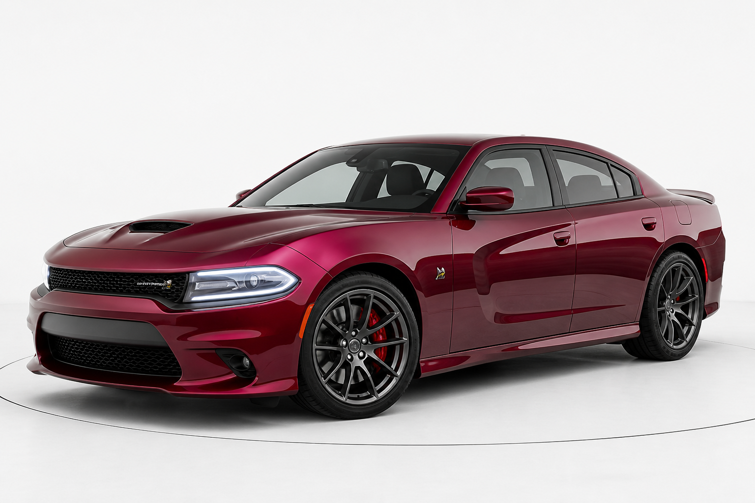 KPMF metallic gloss Midnight Crimson Bloom wrap design